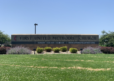 First United Methodist Church - Sign